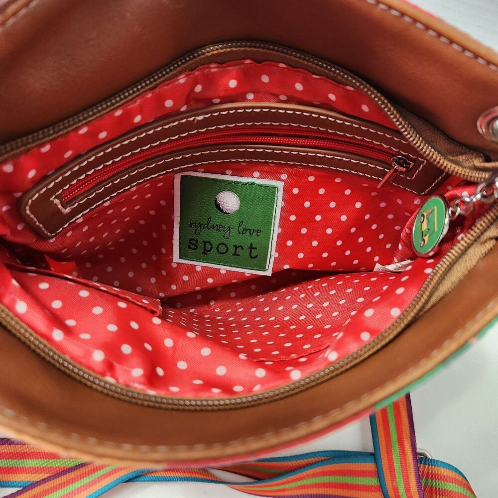 Sydney Love Sport Golf Crossbody Bag Championship Round Multi-Color Ripstop - Picture 5 of 16